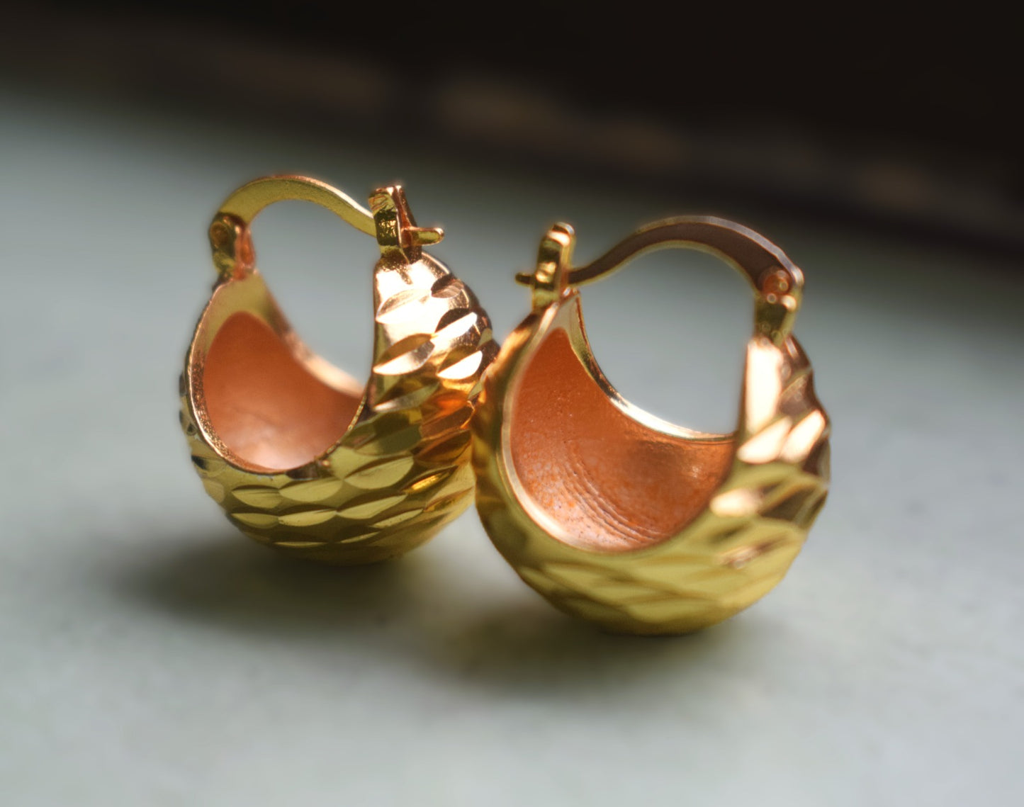 Chic Gold Hoops