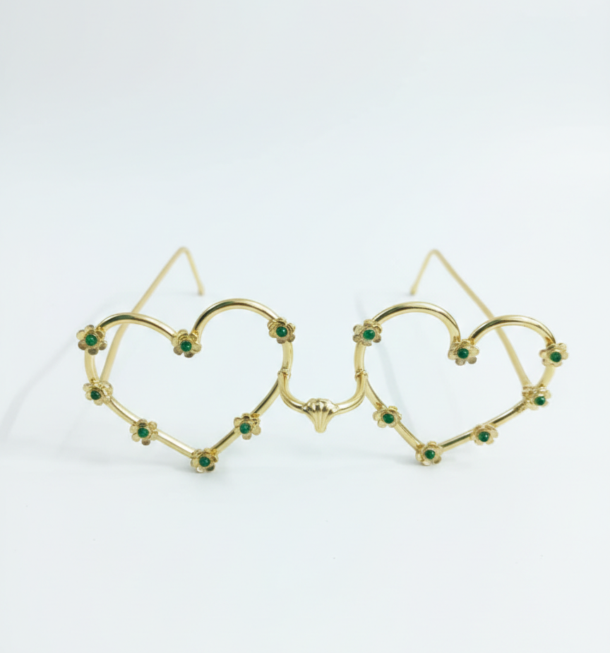 Bridal Heart Facelet | Unique Statement Face Frame | Party, Wedding & Festive Wear