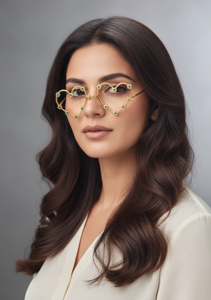 Bridal Heart Facelet | Unique Statement Face Frame | Party, Wedding & Festive Wear