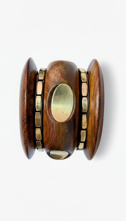 Wooden Gold-Plated Bangles for Women
