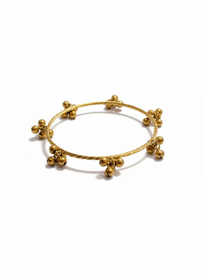 Gold-Plated Ghoongroo Bangles