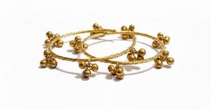 Gold-Plated Ghoongroo Bangles