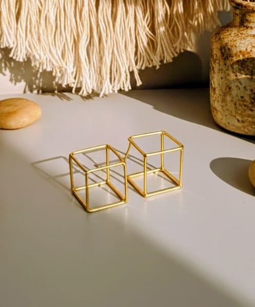 Cube Earrings for Women & Girls