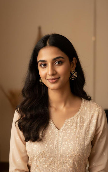 Spiral Hoop Earrings for Women & Girls