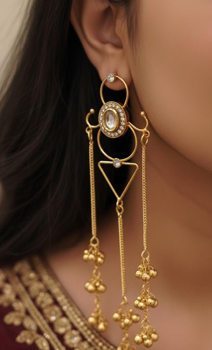 Kashmiri Statement Earrings for Women