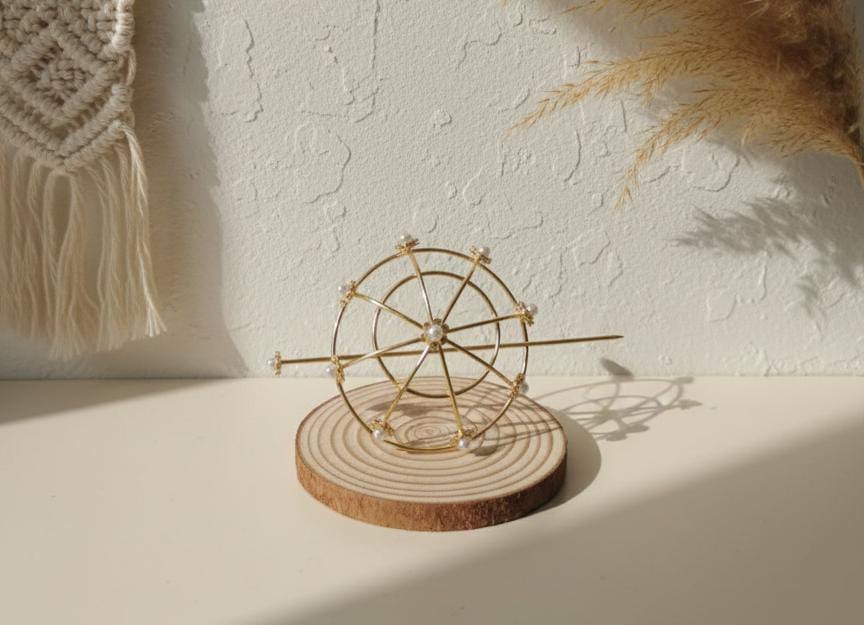 Pearl Hair Cage For Women With Stick