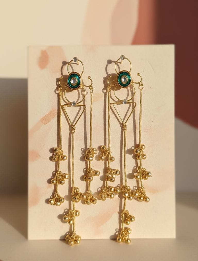 Kashmiri Statement Earrings for Women