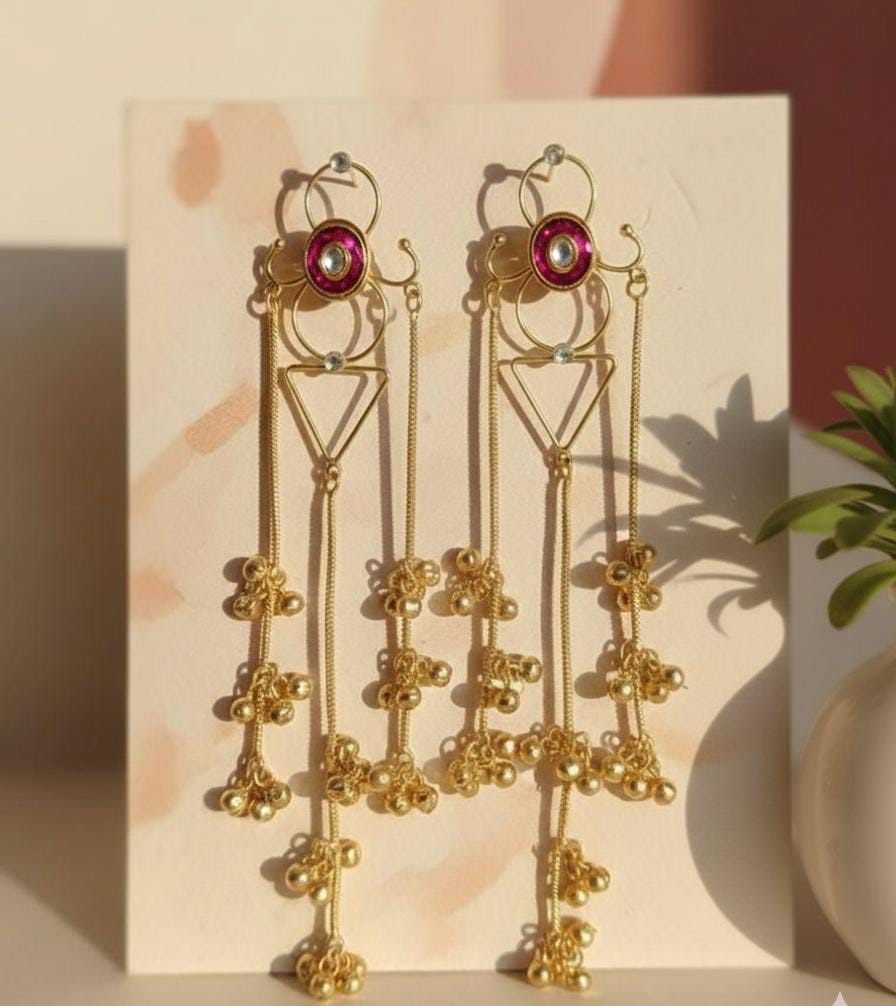Kashmiri Statement Earrings for Women